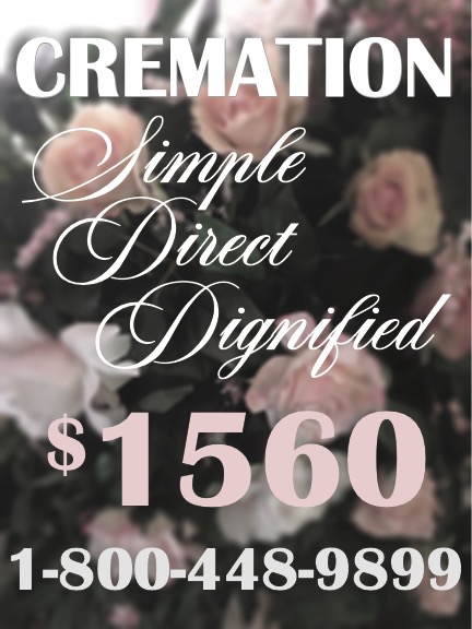 Finney Funeral Home CREMATION Simple Direct Dignified  1-800-448-9899